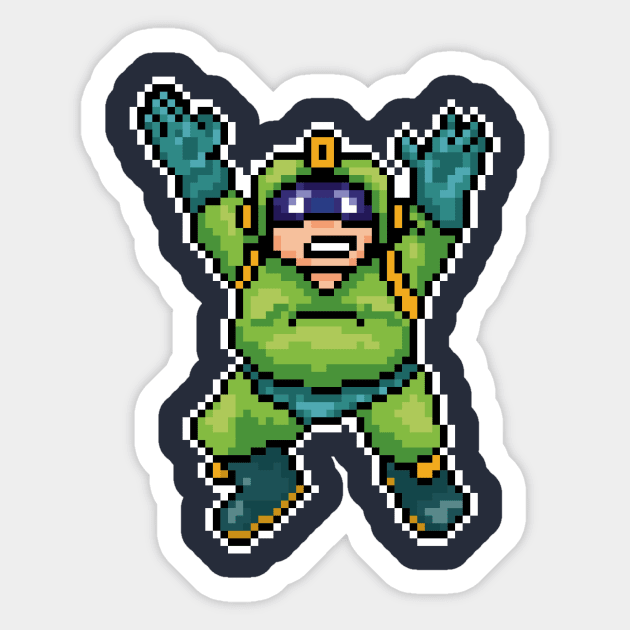 The... Green Bomber!? Sticker by smashythebear